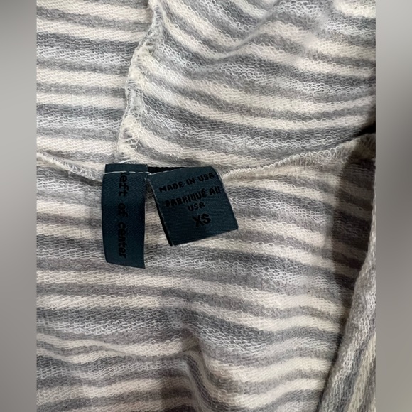 Grey striped hoodie , anthropologie - Picture 2 of 2